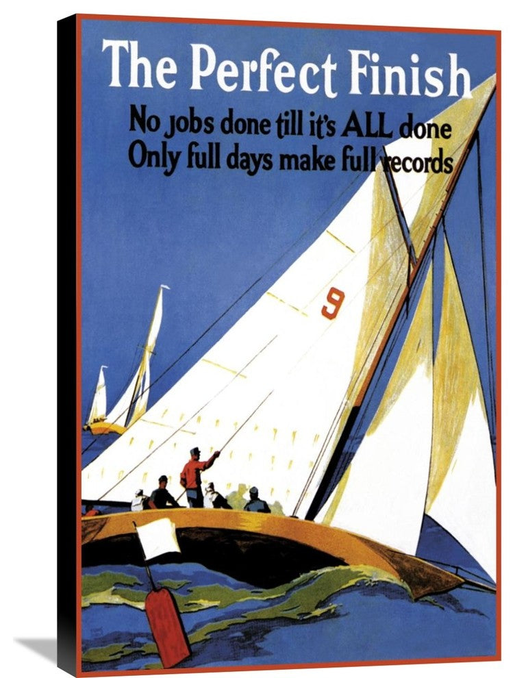 The Perfect Finish, 1929, 20"X30"