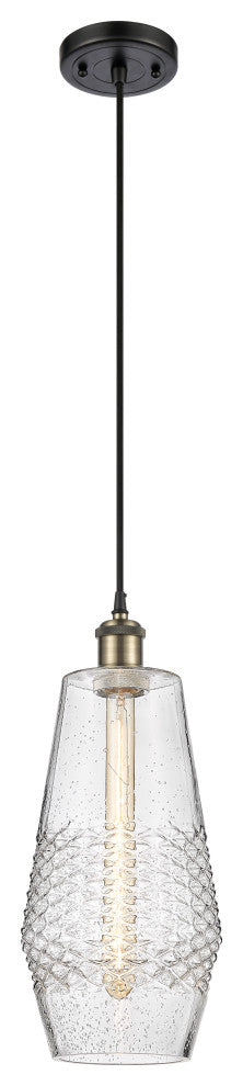 Innovations 516-1P-BAB-G684-7-LED 1-Light Mini Pendant, Black Antique Brass