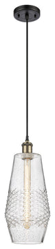 Innovations 516-1P-BAB-G684-7-LED 1-Light Mini Pendant, Black Antique Brass