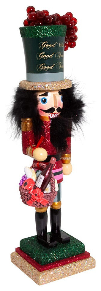 14" Hollywood Wine Nutcracker
