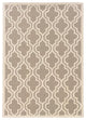 Linon Silhouette Quatrefoil Hand Hooked Wool 1'10"x2'10" Accent Rug in Gray