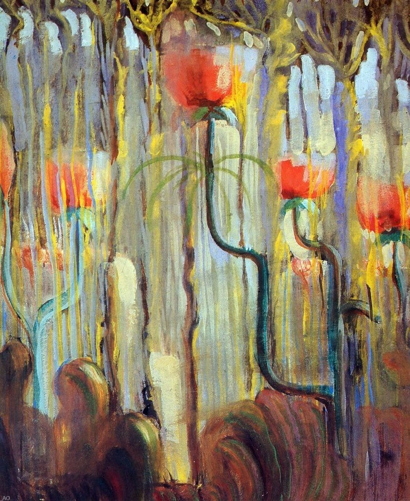 Mikalojus Ciurlionis Creation of the World IX, 20"x25" Wall Decal