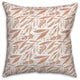 Wild Flower Peach Pillow 18x18 Spun Poly Pillow