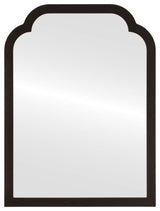 Verdon Framed Vanity Mirror, Clover Cathedral, 24.4"x32.4", Rubbed Bronze