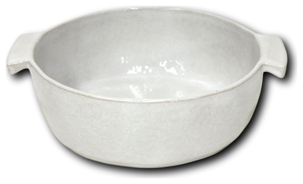 Cozina White Round Baker