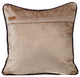 Throw Pillow Covers 14" x 14" Pillowcase Brown Velvet Solid Color- Creamy Browns