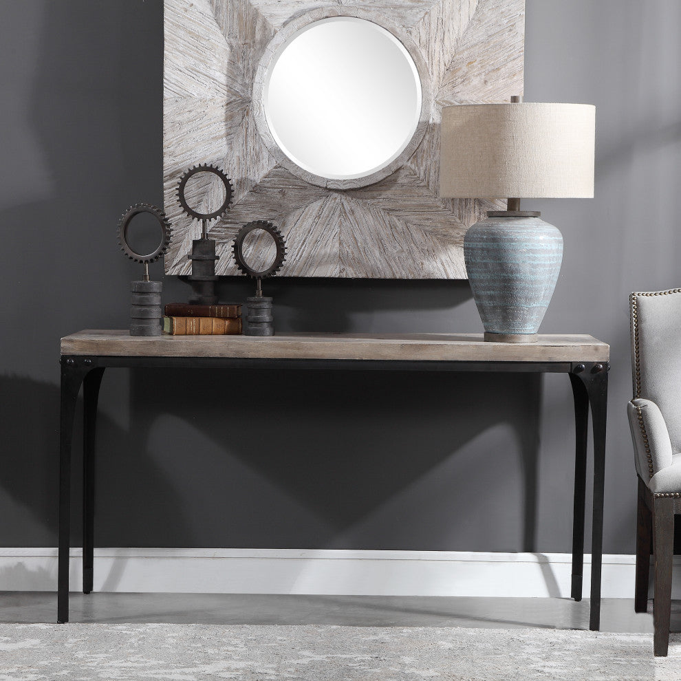 Uttermost Blaylock Industrial Console Table