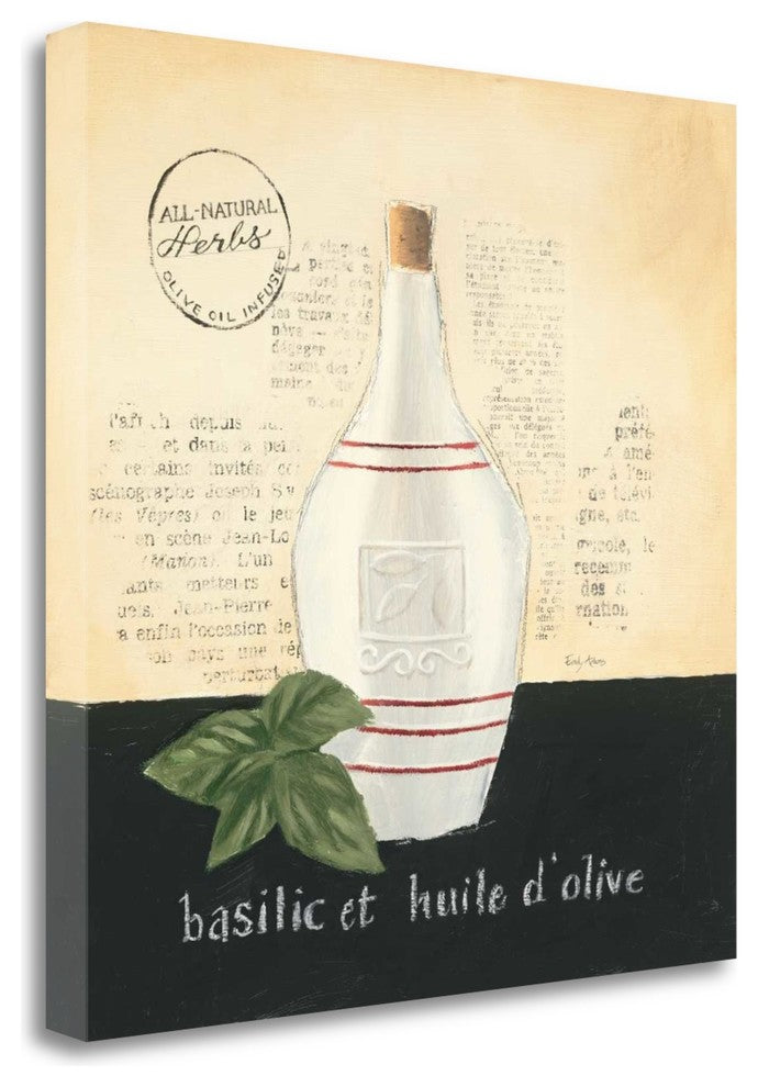 "Huile D Olive III" By Emily Adams, Giclee Print on Gallery Wrap Canvas