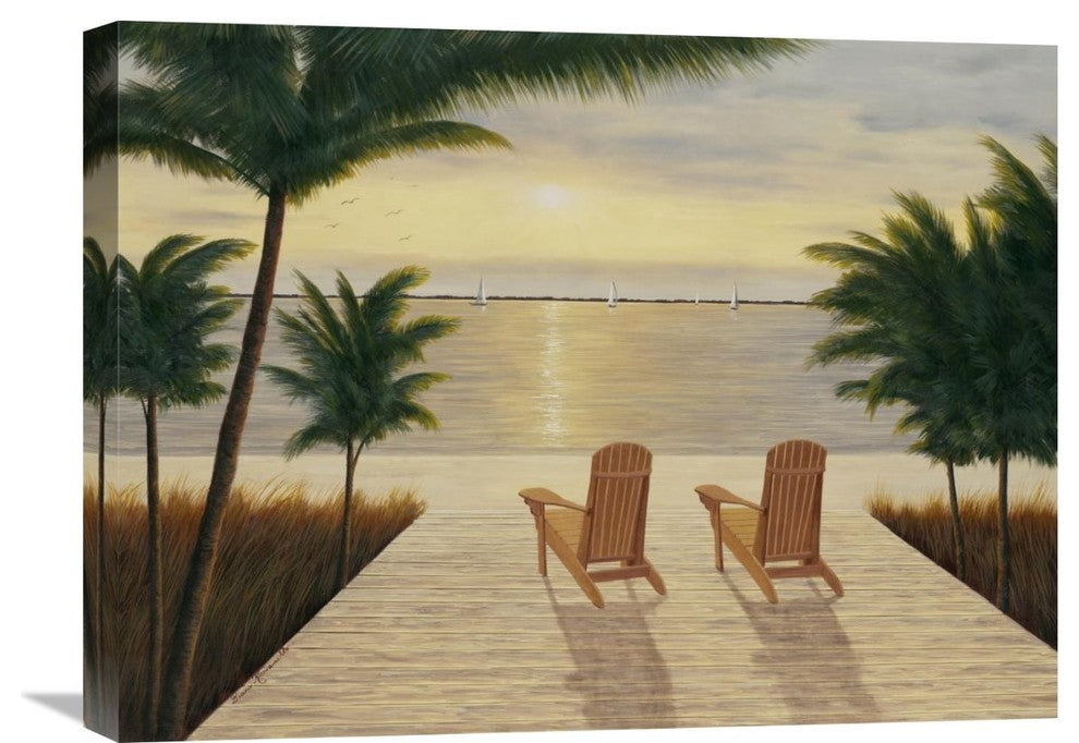 "Days End" Stretched Canvas Giclee by Diane Romanello, 24"x18"