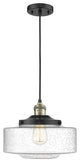 Innovations 201C-BAB-G694-12-LED Bridgeton 1 Light Pendant, Black Antique Brass