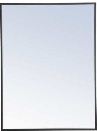 Elegant Lighting MR407X-24 Eternity 24" W x 32" H Rectangular - Black