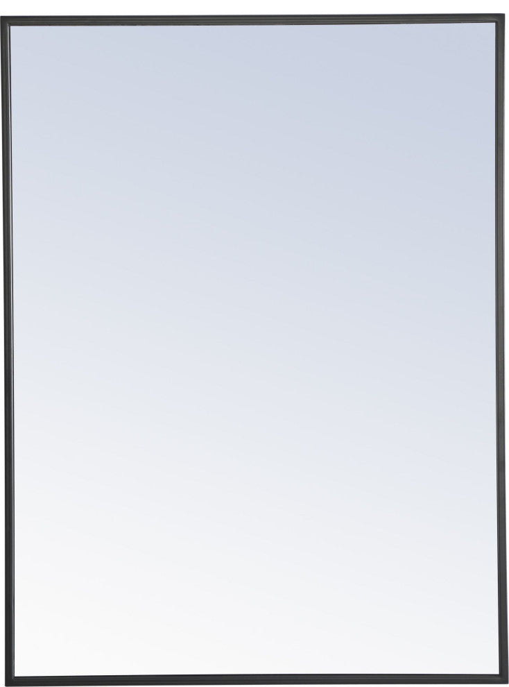 Elegant Lighting MR407X-24 Eternity 24" W x 32" H Rectangular - Black