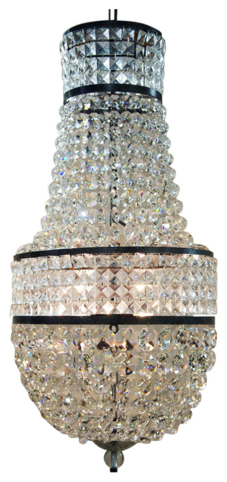 Anna Chandelier, Black Steel