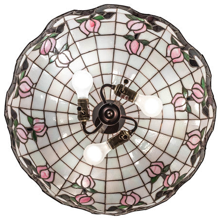 Meyda Lighting 232764 20" Wide Roseborder Pendant