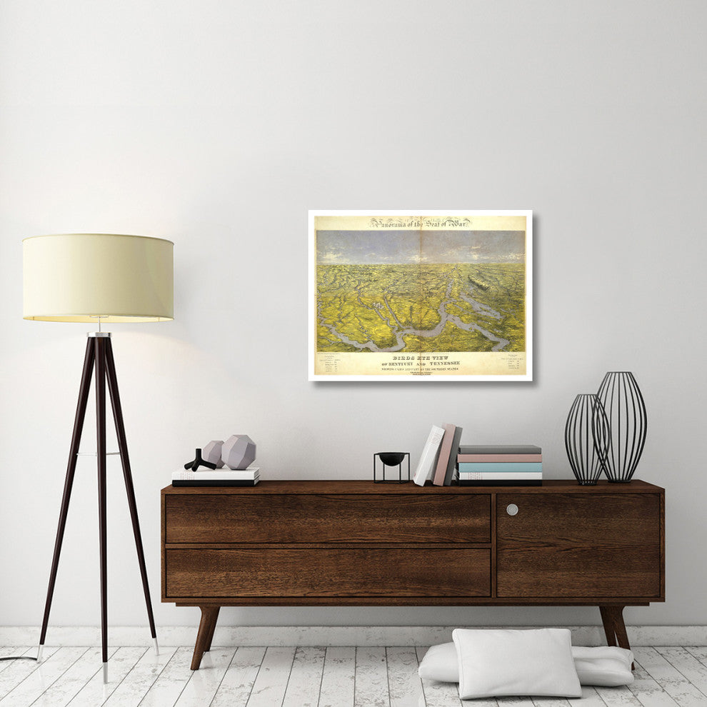 "Kentucky and Tennessee, 1861" Digital Paper Print by John Bachmann, 38"x29"