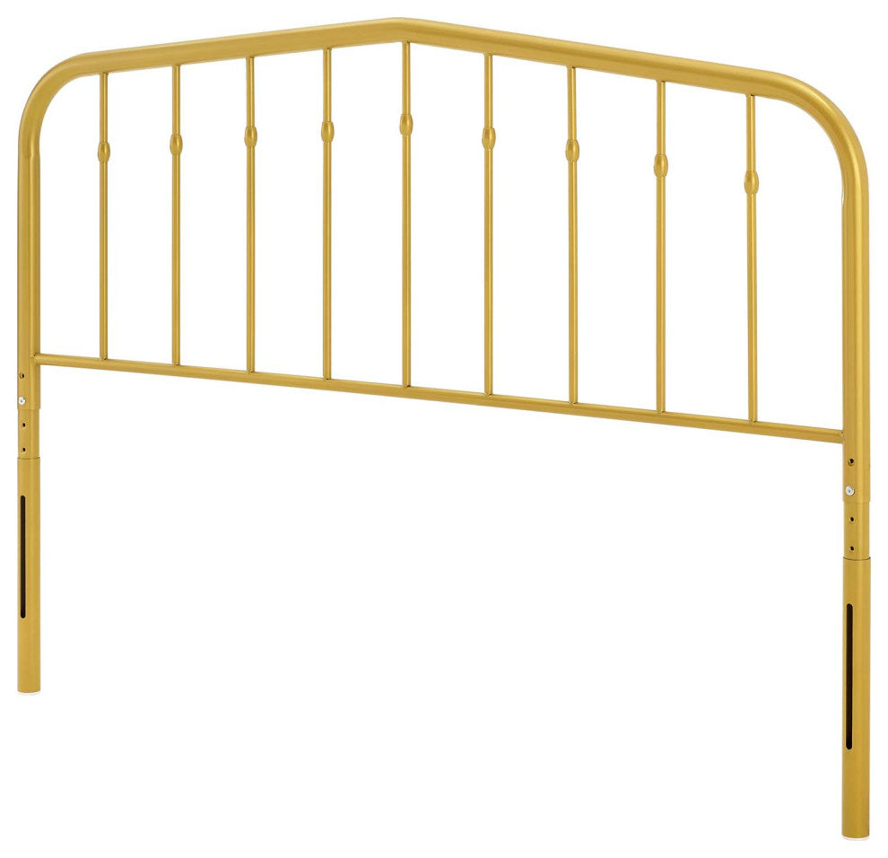 Headboard, Full Size, Metal, Gold, Modern Farmhouse, Bedroom Master Suite