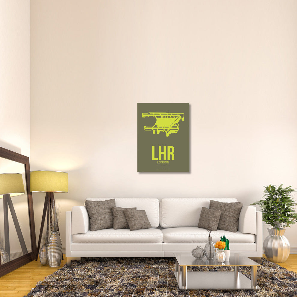 "LHR London Poster 3" Fine Art Print