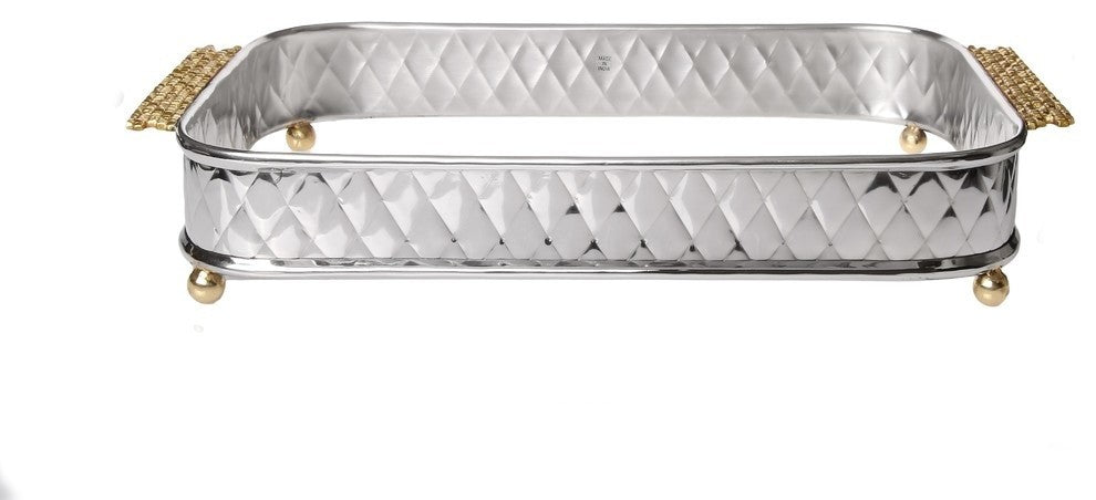 Classic Touch Pyrex Holder With Mosaic Handles