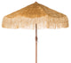 Safavieh Tiki 9' Crank Umbrella, Tan
