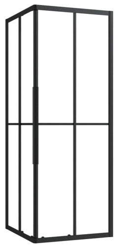 vidaXL Shower Cabin Shower Enclosure Screen for Bathroom ESG 31.5"x31.5"x70.9"