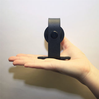 Mini Sliding Barn Door Hardware Kit, Bend T-Shape Design, 90", Double