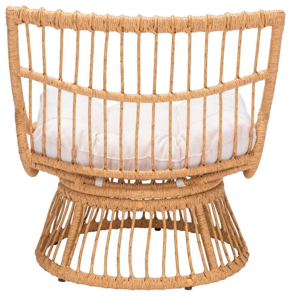 Lounge Chair, Aluminum, Metal, Beige, Natural, Outdoor Patio Balcony Garden