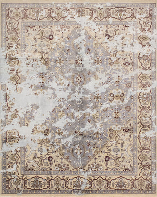 Fine Erase Khurshid Ivory Rug, 8'1x10'1