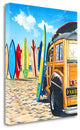 "Beach Cruiser Kids" By Scott Westmoreland, Giclee Print on Gallery Wrap Canvas
