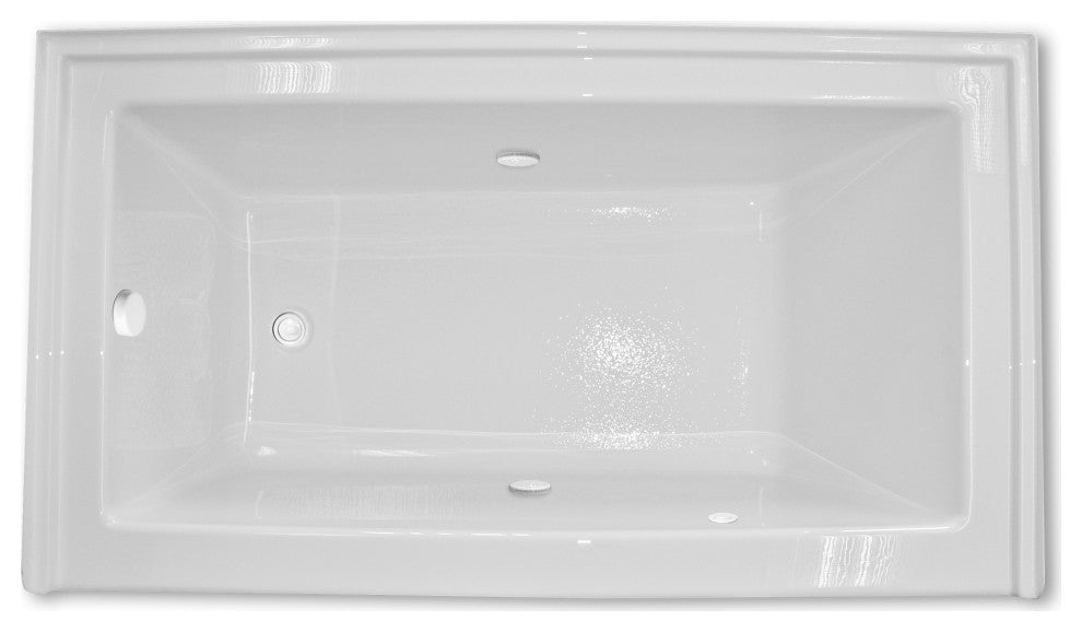 Zen 60"x30" Left Hand Heated Soaking Bath