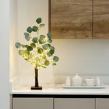 2ft. Lighted Artificial Eucalyptus Tree With 60 Warm White LED Lights