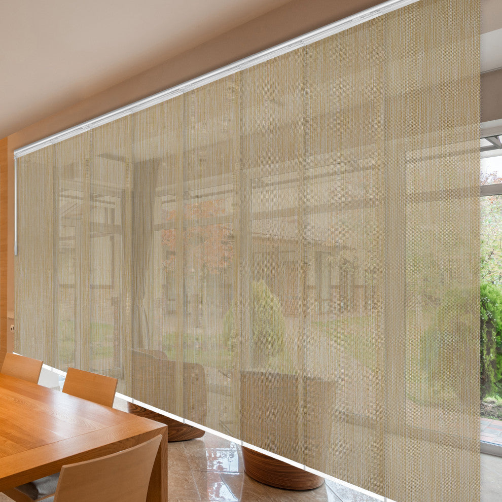 Aldi 8-Panel Track Extendable Vertical Blinds 130-175"W