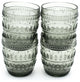 Fez Glass Old Fashion Set of 4, Gray