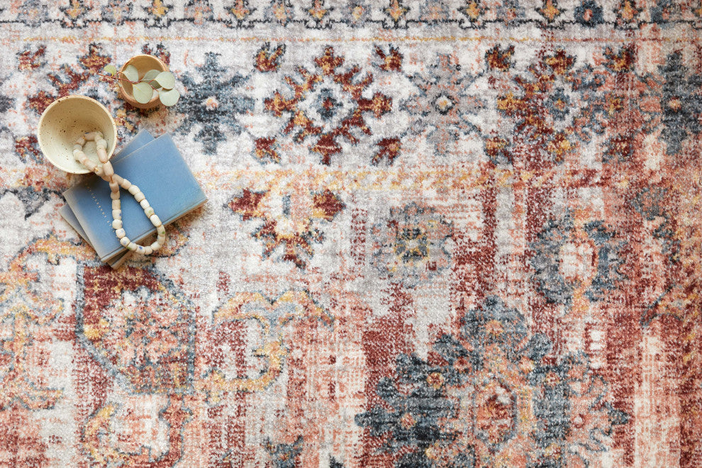 Loloi II Cassandra Rust / Multi 5'-3" X 7'-9" Area Rug