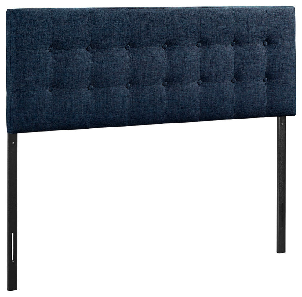 Emily Queen Fabric Headboard, Navy