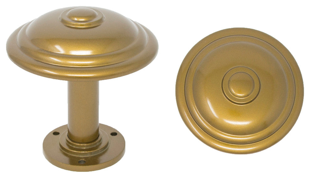 Urbanest Set Of 2 Tondo Metal Drapery Medallion Holdback, Renaissance Gold