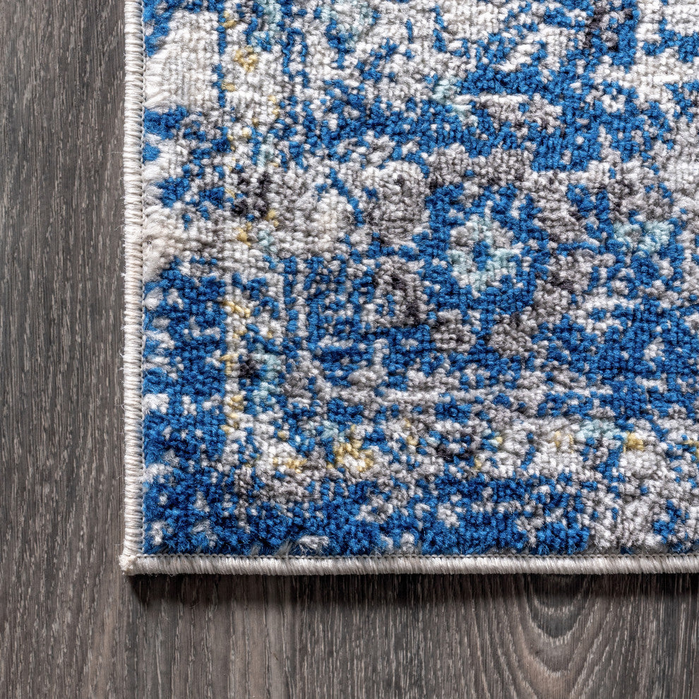 Modern Persian Boho Vintage Medallion Area Rug, 2 X 8
