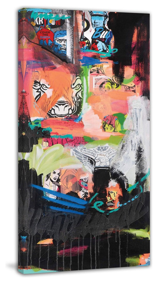 "Western Hunt" Print on Canvas