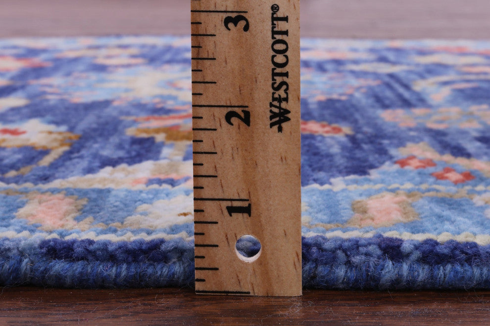 2' 5" X 10' 6" Runner Turkish Oushak Hand-Knotted Wool Rug - Q15917