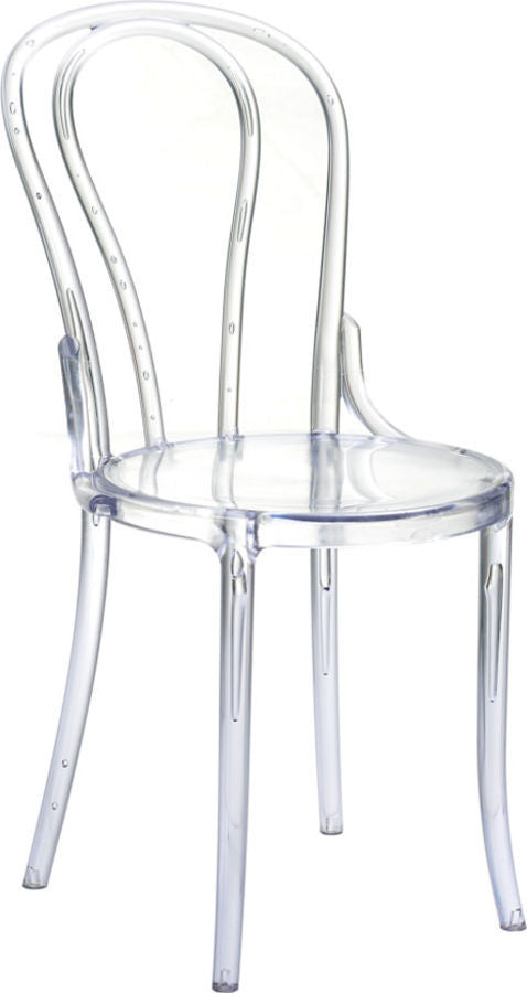 Modern Classics Spin Clear Chair, Clear