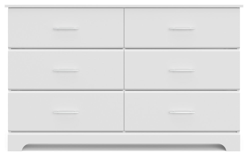 Storkcraft Brookside 6 Drawer Dresser, White