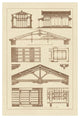 "Internal Decoration of Roof" Digital Paper Print by J. Buhlmann, 22"x32"