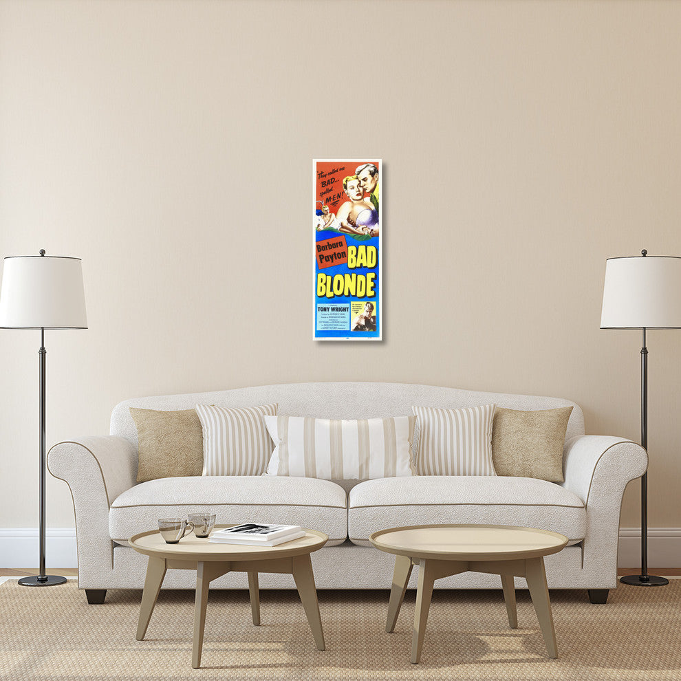 "Bad Blonde" Stretched Canvas Giclee by Hollywood Photo Archive, 15x40"