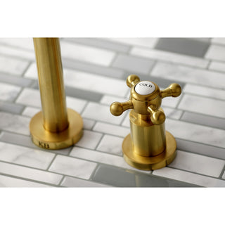 KS8027BX Two-Handle Wall Mount Tub Faucet, Brushed Brass