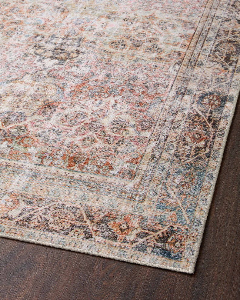 Loloi II Adrian Sunset/Charcoal Area Rug, 8'6"x11'6"