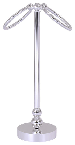 Vanity Top 2 Towel Ring, Polished Chrome