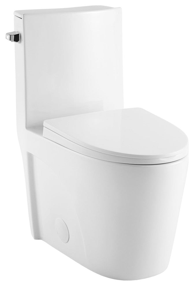 St. Tropez One-Piece Elongated Toilet Side Flush 1.28 gpf
