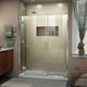 DreamLine Unidoor-X 51"-51.5" W Hinged Shower Door, Chrome