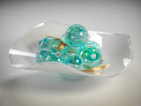 Shoal Scissor Cut Wave Glass Bowl