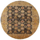 Ahgly Company Indoor Round Mid-Century Modern Area Rugs, 3' Round