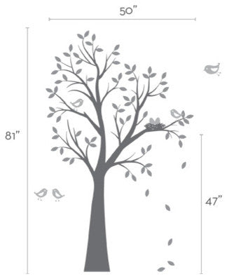 Tree With Birds and Nest, Color Scheme B